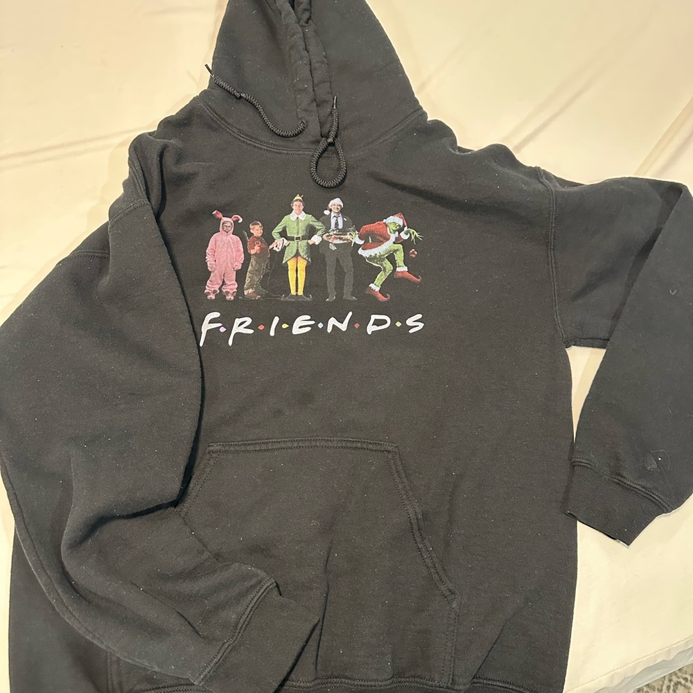 Black Friends Graphic Hoodie